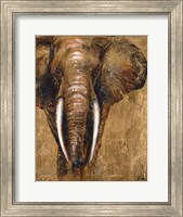 Gold Elephant Fine Art Print