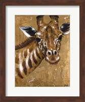 Gold Giraffe Fine Art Print