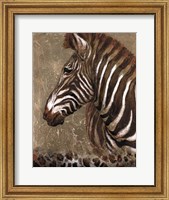 Brown Zebra Fine Art Print