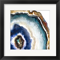 Up Close Agate Watercolor II Framed Print