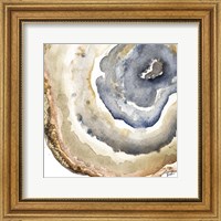 Up Close Agate Watercolor I Fine Art Print