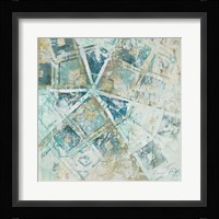 Beach Umbrella Abstract I Framed Print