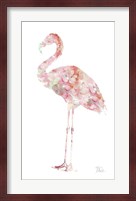 Flowery Flamingo Fine Art Print