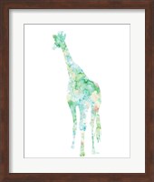 Flowers in Giraffe Fine Art Print