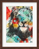 Vibrant Lion Fine Art Print