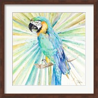 Bright Tropical Parrot Fine Art Print