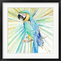 Bright Tropical Parrot Fine Art Print