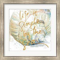 Life is Simple by the Sea Fine Art Print