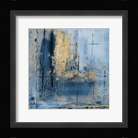 Golden Blues I Framed Print
