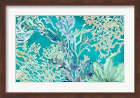 Under the Sea Plants Blue Fine Art Print
