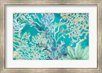 Under the Sea Plants Blue Fine Art Print