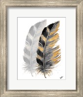 Two Watercolor Feathers Fine Art Print