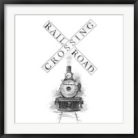 Railroad Crossing Fine Art Print