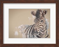 Sandstone Zebra Fine Art Print