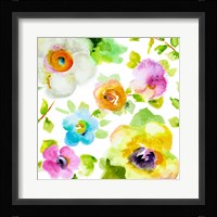 Rosy Vines II Framed Print