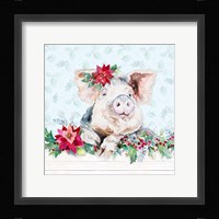 Holiday Little Piggy Fine Art Print