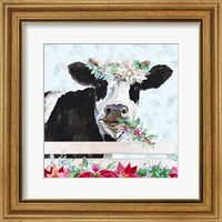 Holiday Crazy Cow Fine Art Print