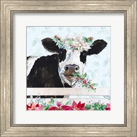 Holiday Crazy Cow Fine Art Print