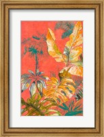 Orange Palm Selva I Fine Art Print