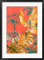 Orange Palm Selva I Fine Art Print
