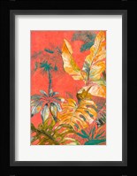 Orange Palm Selva I Framed Print