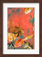 Orange Palm Selva II Fine Art Print