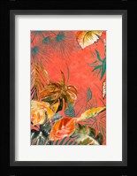 Orange Palm Selva II Framed Print