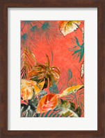 Orange Palm Selva II Fine Art Print