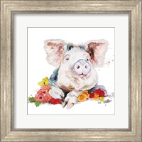 Happy Little Pig Fine Art Print
