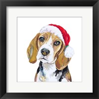 Holiday Dog I Framed Print