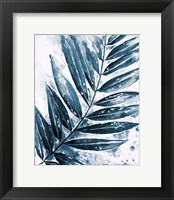 Blue Jungle Leaf I Fine Art Print