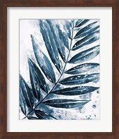 Blue Jungle Leaf I Fine Art Print