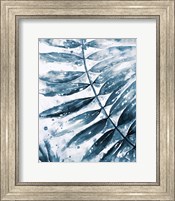 Blue Jungle Leaf II Fine Art Print