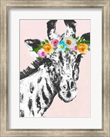 Flower Crown Giraffe Fine Art Print