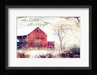 Calm and Bright Barn Fine Art Print
