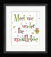 Meet Me Under the Mistletoe Fine Art Print
