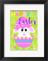 Happy Easter Bunny in Egg Fine Art Print