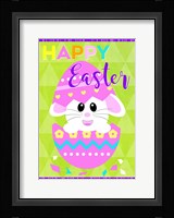 Happy Easter Bunny in Egg Fine Art Print