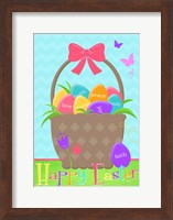 Happy Easter Basket Fine Art Print