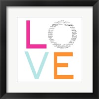 LOVE Framed Print