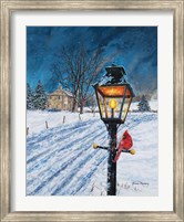 Winterberry Lamppost Fine Art Print