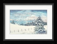 Away in a Manger Fine Art Print