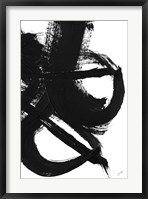 Noir Strokes II Fine Art Print