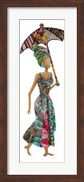 Xhose Woman with Umbrella Fine Art Print