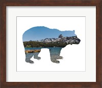 Lake Scenery Bear Fine Art Print
