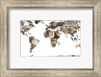 World Animals Map Fine Art Print