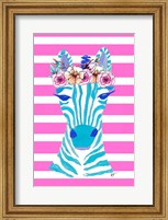 Funky Zebra Fine Art Print
