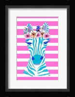 Funky Zebra Fine Art Print
