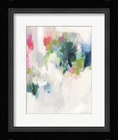 Raspberry & Teal I Framed Print