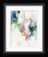 Raspberry & Teal II Framed Print